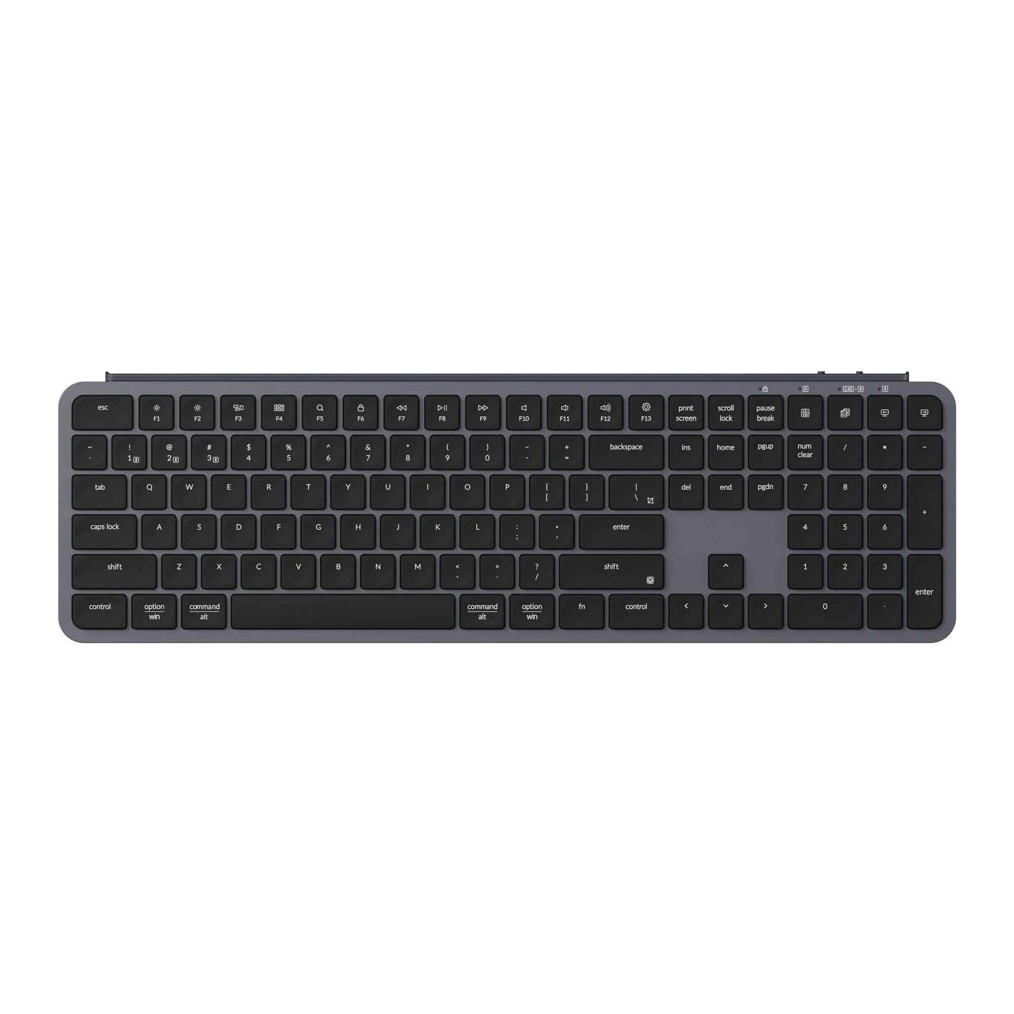 Keychron B6 Pro ZMK Ultra-Slim Wireless Keyboard Full Size Portable Lightweight 2.4GHz & Bluetooth Connections