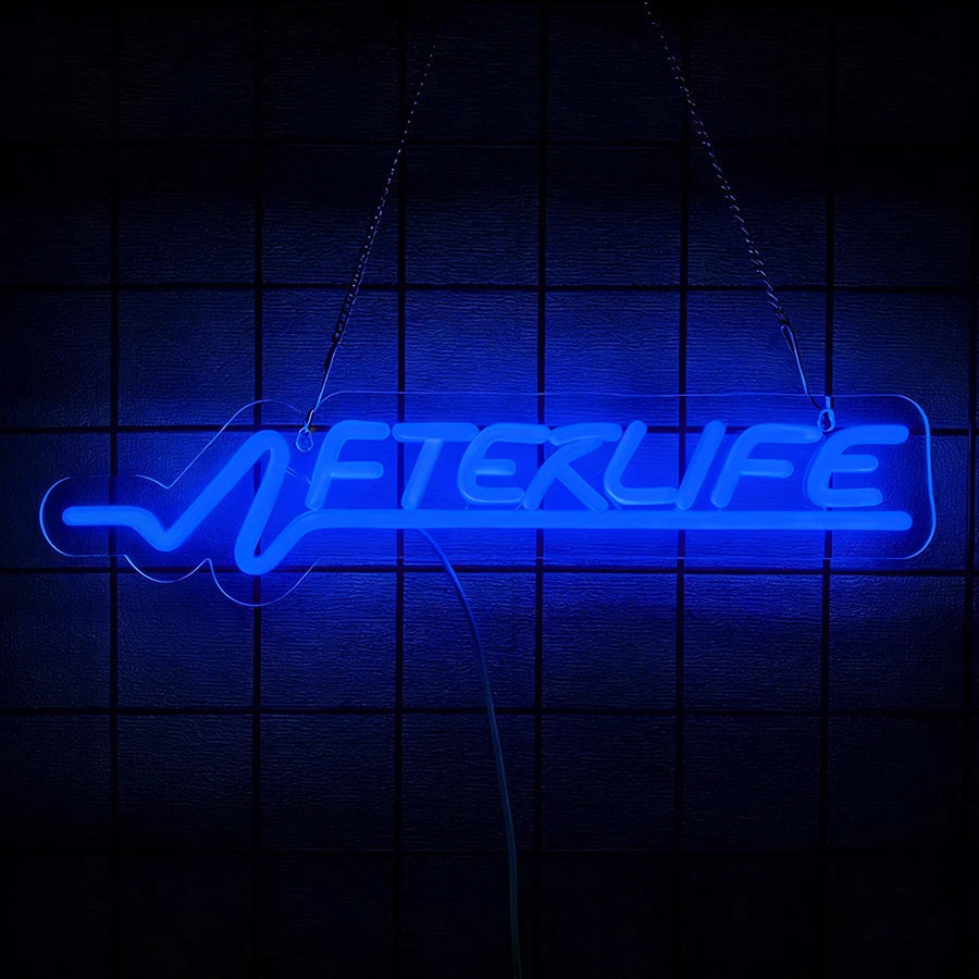 Cyberpunk Neon Sign Game LED Sign for Wall Decor Shooting Games Neon Light for Gaming Room Man Cave Bedroom Gifts for Teen Boys