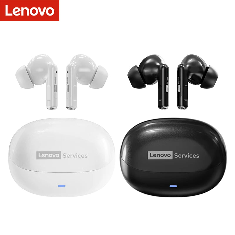 Lenovo Headphones TWS Wireless Bluetooth 6.0 HiFi Sound ENC Call Noise Reduction Earphones Gaming Sports Headset With Mic New