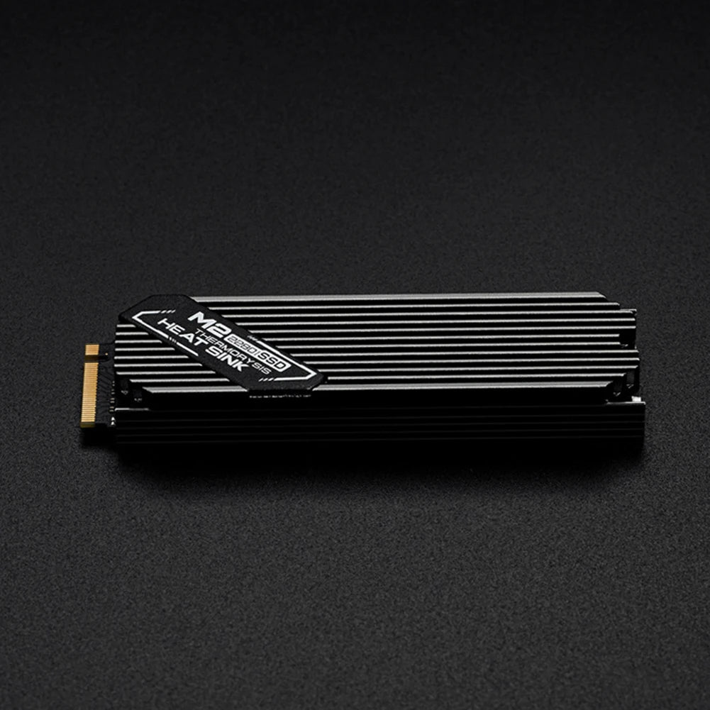 M.2 NVME 2280 Solid State Hard Disk Radiator Aluminum M.2 SSD Heat Sink M.2 SSD Cooler With Thermal Pad For PS5 Desktop PC