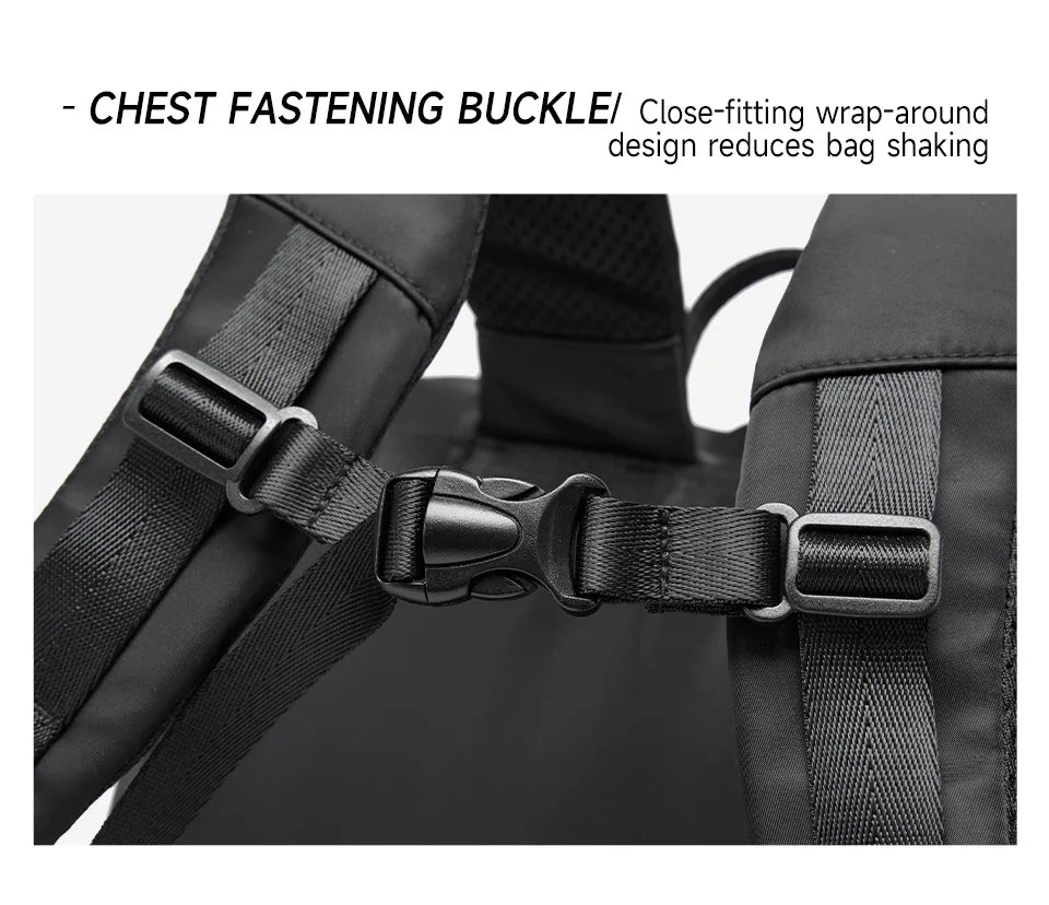 Large Capacity Laptop Backpack Travel Business Men Backpack  Oxford Waterproof With Anti-Theft Zipper Bag Fit Explorer Hiking
