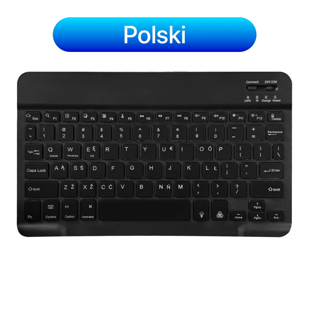 2026 Portable Bluetooth Backlit Keyboard For Xiaomi iPad / iOS Android Windows Tablet Phone Wireless Keyboard With Mouse Spanish