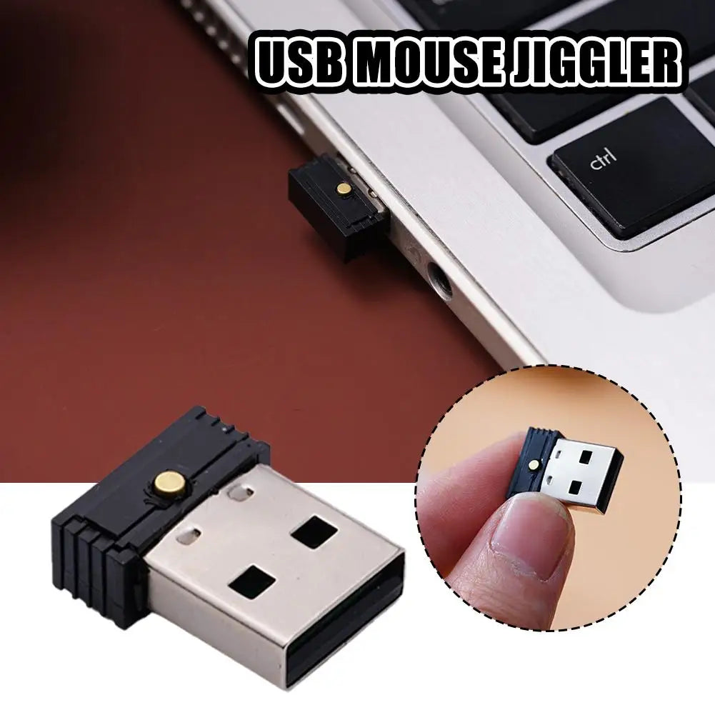 Mouse Jiggler Mover Wiggler Undetectable Shaker USB Port for Computer Laptop, Plug-and-Play Keeps Computer Awake Mouse Movement