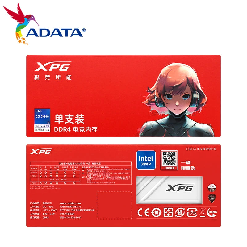 ADATA XPG SPECTRIX D35G DDR4 RGB Memory 3200 3600 8GB 16GB U-DIMM Single Memoria Rams With Heatsink Ram for Desktop CL 16-20-20 - WinSupport Tech