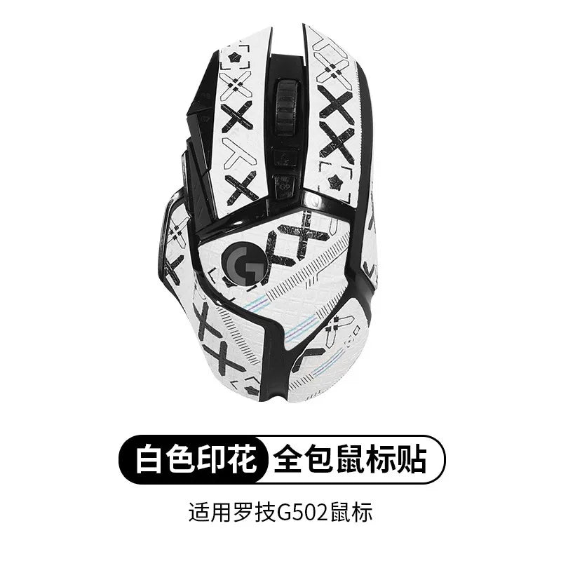 for Logitech G502 hero Mouse Grip Tape Skate Handmade Sticker Professional Non Slip Lizard Skin Suck Sweat Pad Skates