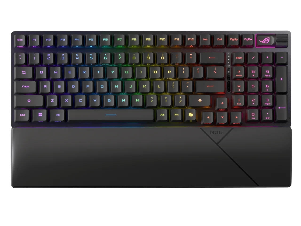 ASUS ROG Strix Scope II 96 RX Wireless Gaming Keyboard, Optical Switches, Low Latency 2.4GHz, RGB, Compact 96% Layout