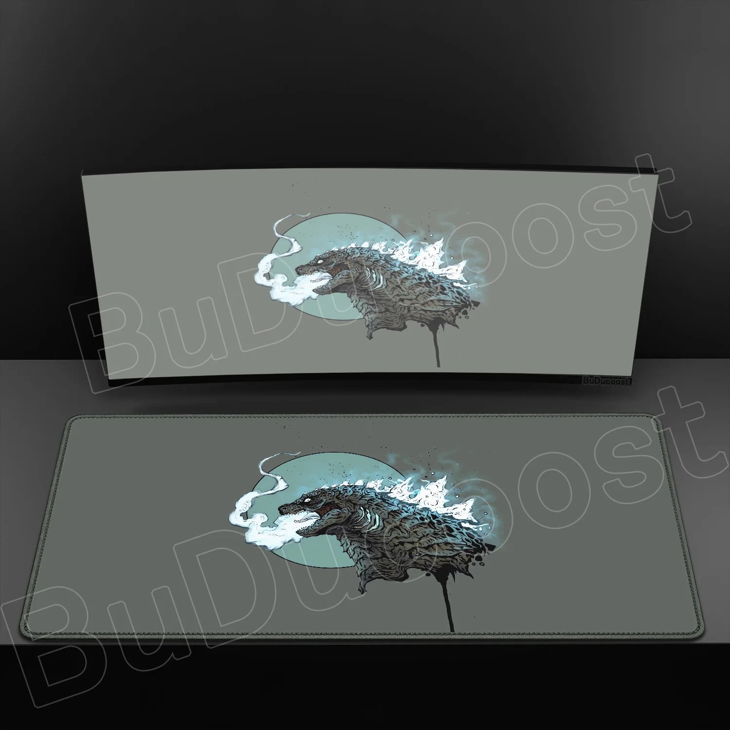 G-Godzillaes Mouse Pad Personalized Pattern 900x400mm XXL Lockedge Office Laptop Game Computer Desk Mat Table Keyboard Mouse Pad