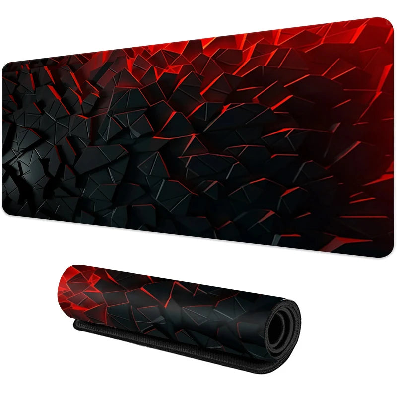 New Cool Geometric Pattern 3D Mouse Pad Computer Laptop Mouse Pad Office Large Gaming Mousepad Rubber Bottom Non-Slip Desk Mat