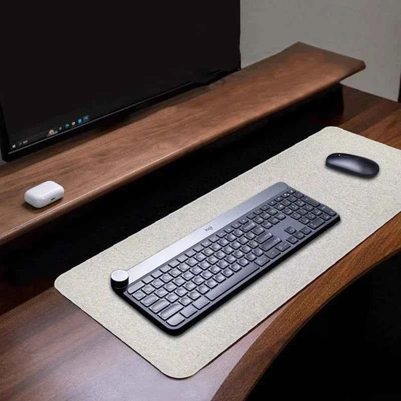 Cotton and Linen Rubber XXL Mouse Pad Gaming MousePad Large Desk Mat Gaming PC Desk Mat Keyboard Pad Computer Desk Pad
