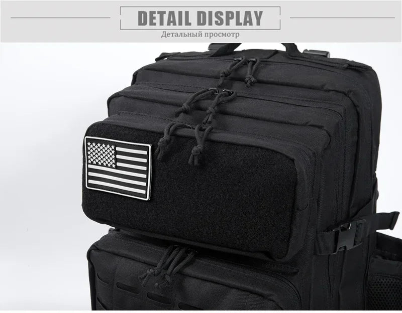 25L/45L Men's and Women's Tactical Backpacks , Outdoor Activities, Small School Backpacks with Water Bottle Holder