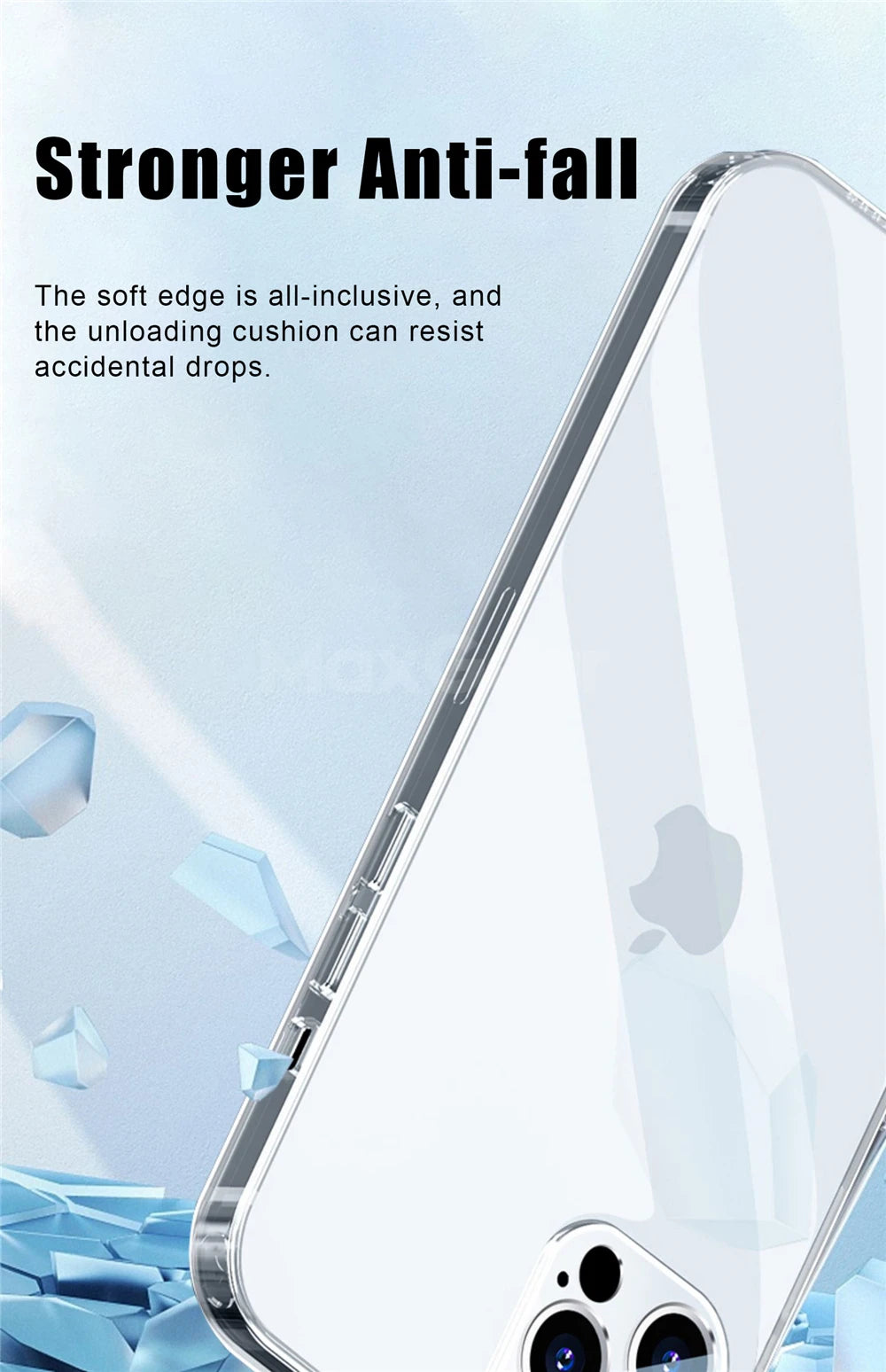 360° Full Body Protective Case for iPhone 16/15/14/13/12/11 Pro Max/Mini/X/XR/XS Plus Soft & Hard Transparent Cover
