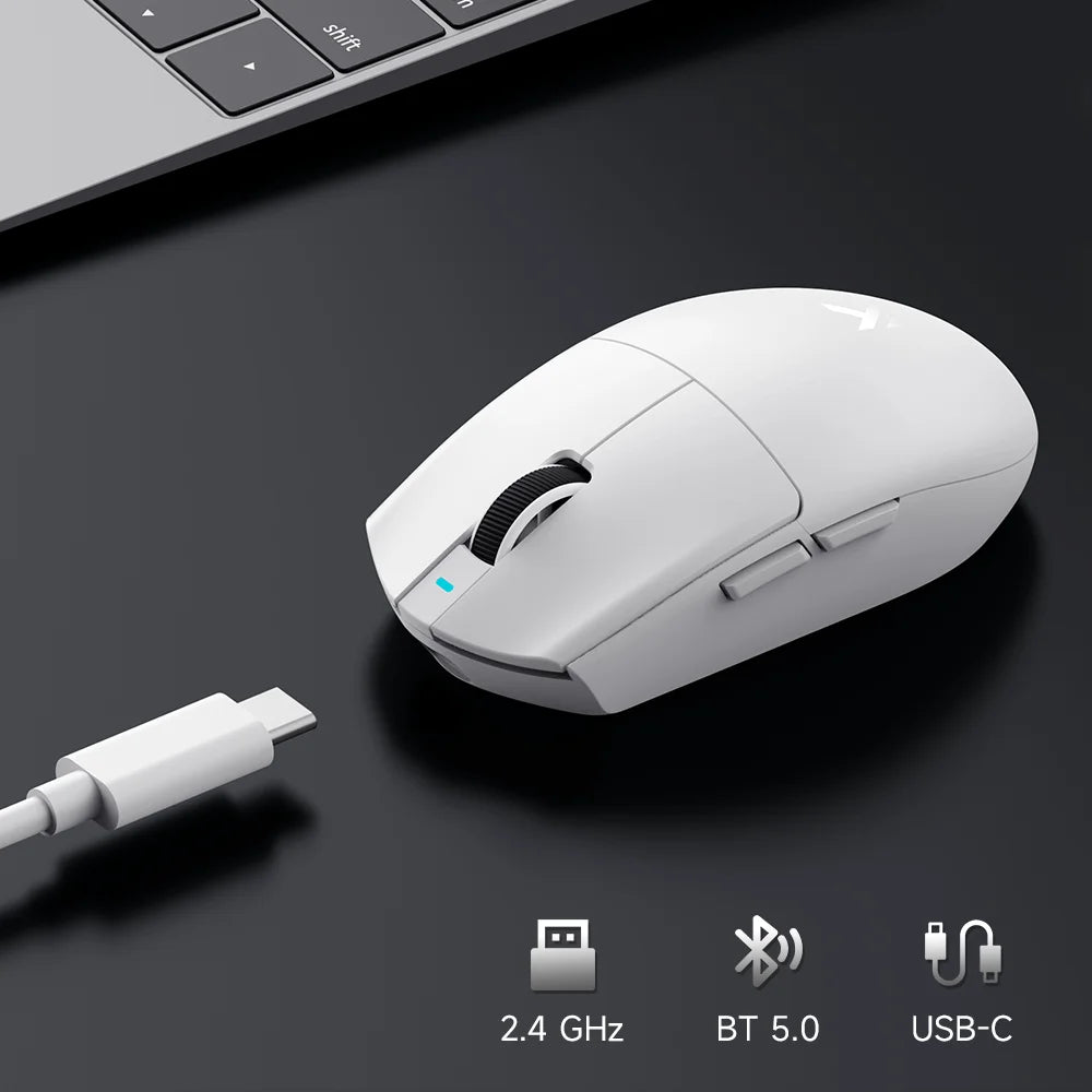 MCHOSE G3 V2 Pro Professional Game Three Mode Mouse PAW3395 26000DPI Polling Rate 59g Ultra Light Office Mouse 800mAh