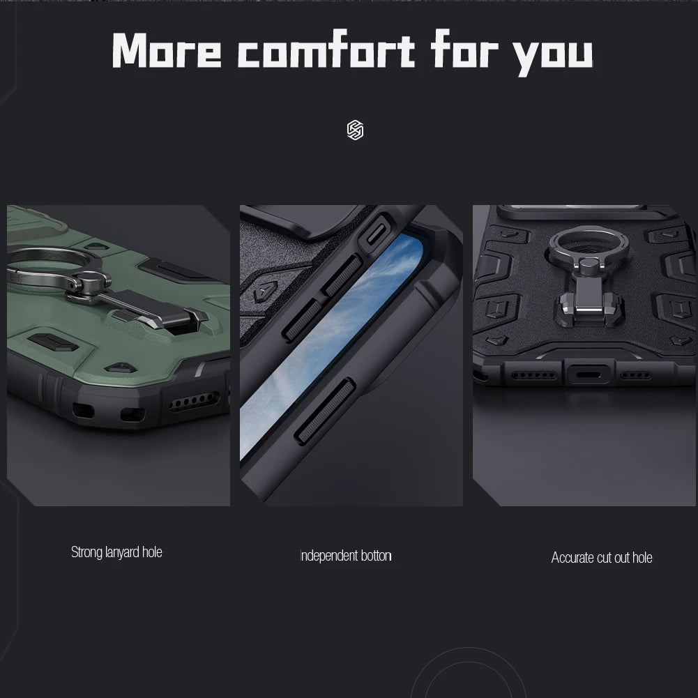 for iPhone 14 Pro Max Case NILLKIN CamShield Armor Pro Case with Camera Cover and Kickstand Shock Resistant For iPhone 14Pro Max