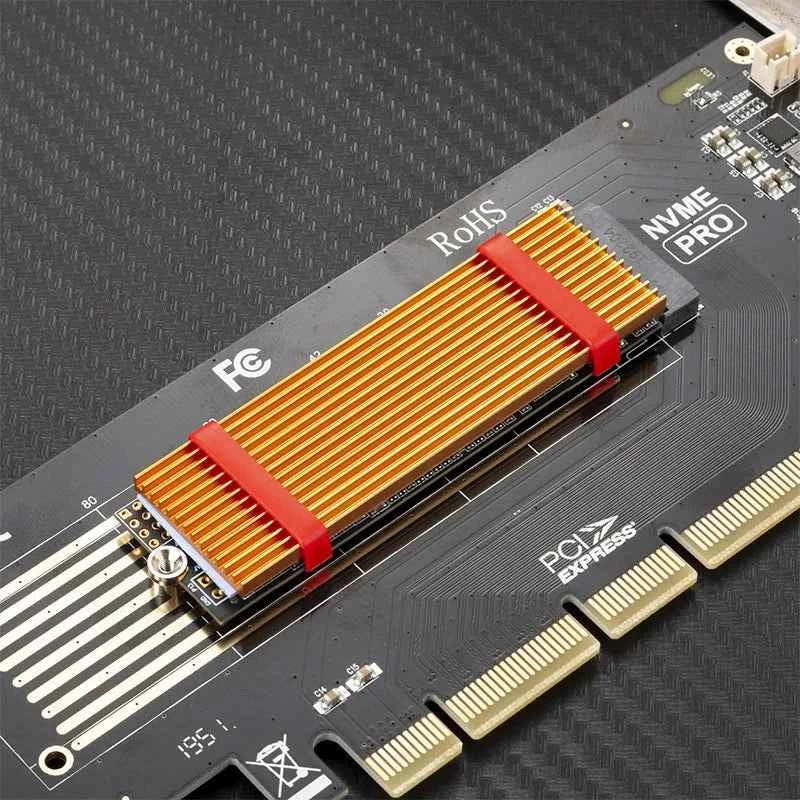 M.2 NVME NGFF 2280 Solid State Hard Disk Radiator Aluminum M.2 SSD Heatsink M.2 SSD Cooler With Thermal Pad For PS5 Desktop PC