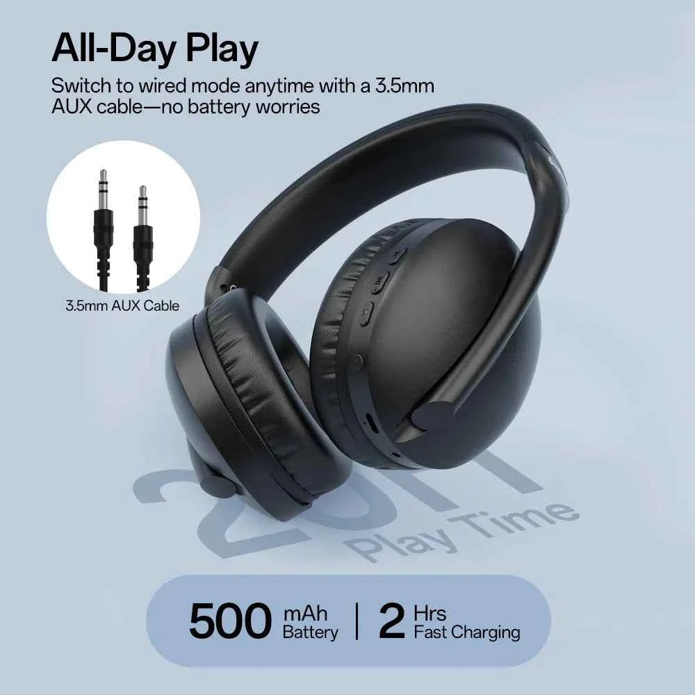 Oneodio SuperEQ S6001 Bluetooth Headphones Over Ear Wireless Headset With Micro SD/TF Card/FM Radio Modes Stereo HiFi Headphones