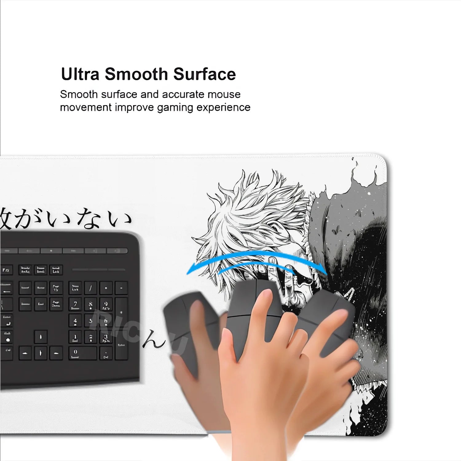 XXL Large Mousepad Vinland Saga 90x40CM Mouse Pad E-sports Gaming Keyboard Protector PC Accessories HD Computer carpet Desk Mat