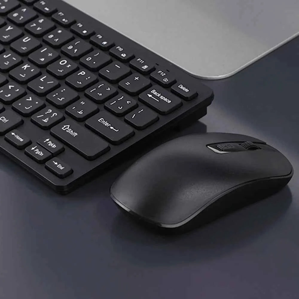 2026 Hot Arabic Keyboard Wireless Mouse For Game PC Player TV Arabic Keyboard and Mouse Set 78Keys Gameing Keyboard Dropshipping