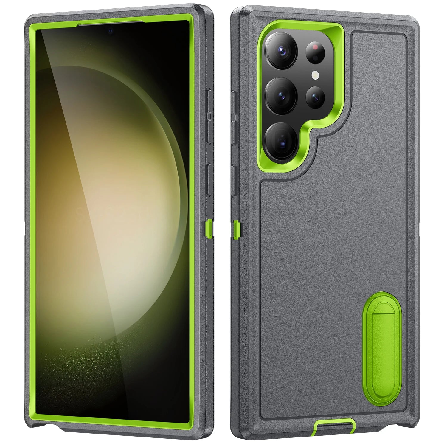 Military grade three-layer protective bracket phone case suitable for Samsung GalaxyS26 S25 S24 S23 Ultra A13 A14 A27 A37 Cover