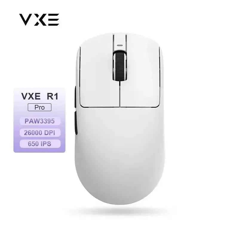 Vxe Dragonfly R1SE R1 R1pro R1ProMax Gaming Mouse, Rechargeable, Paw3395 Lightweight Ergonomic Wireless Mouse Esport