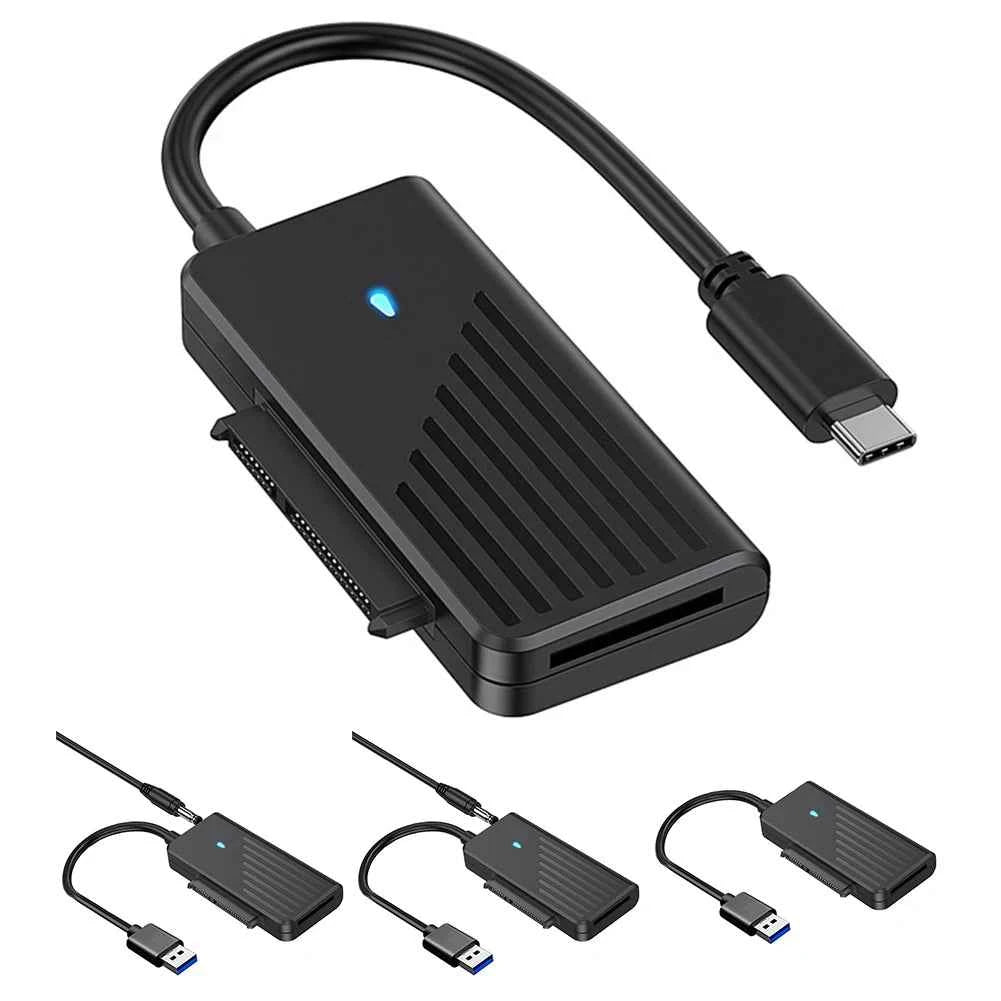 USB3.0 To SATA External Adapter 5Gbps 2.5/3.5 Inch HDD Converter M.2 NGFF Solid State Converter NVME for Desktop Laptop