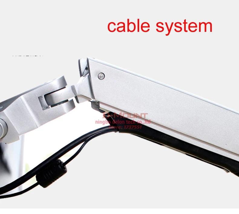 DL-7013 17-32' Mechanical Spring Aluminum Steel LCD Monitor Mount TV Wall Bracket Mount Long Arm 840mm 2-10kg VESA 100x100