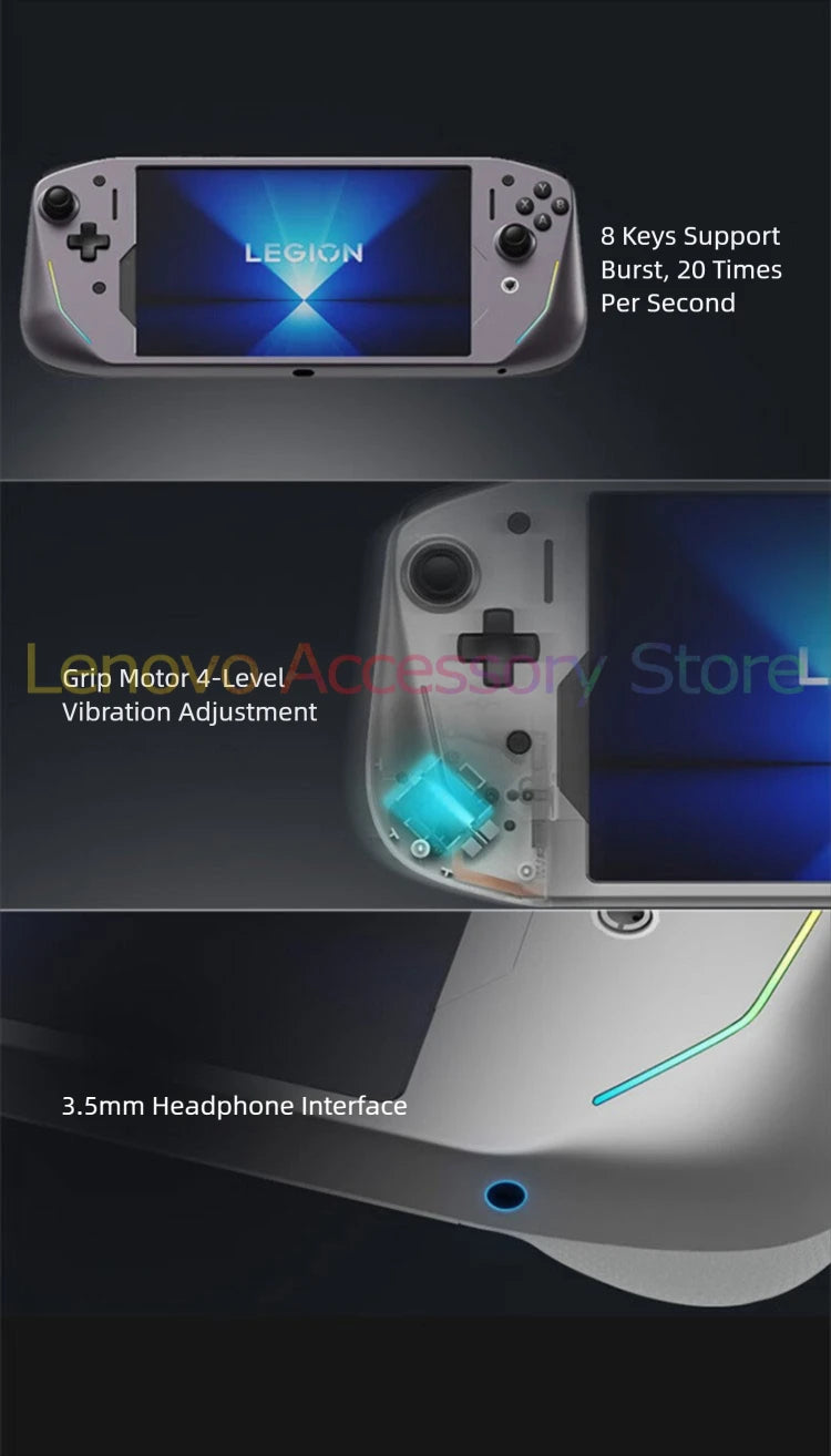 Lenovo LEGION G9 2025 Gamepad For Y700 Gen2 Gen3 Gen4 Tablet Game Controller Vibration Motor High Precision Hall Rocker Gaming