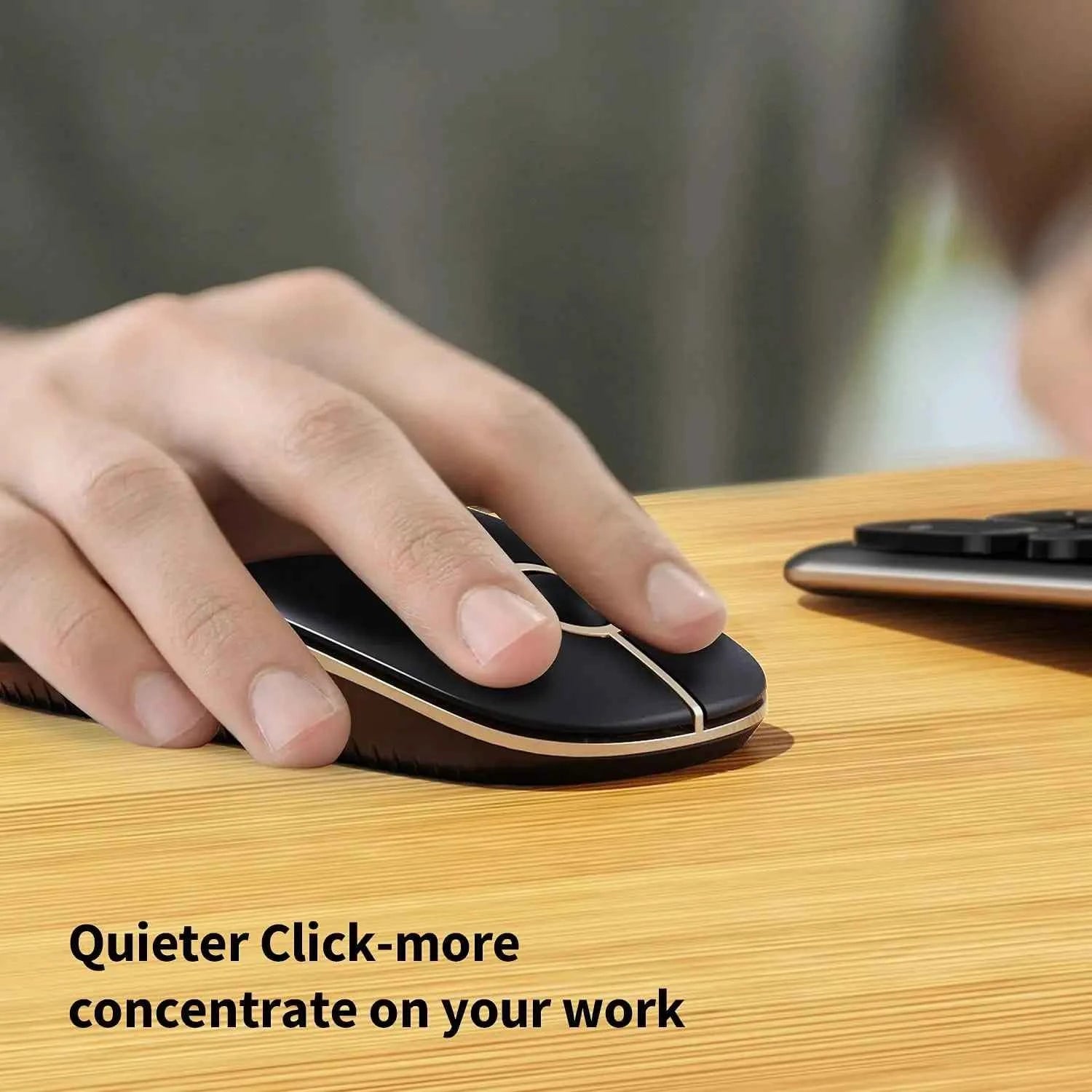 Wireless Mouse 2.4G Slim Portable Computer Mouse With Nano Receiver Less Noise Mobile Optical Mice For Notebook PC Laptop Comput