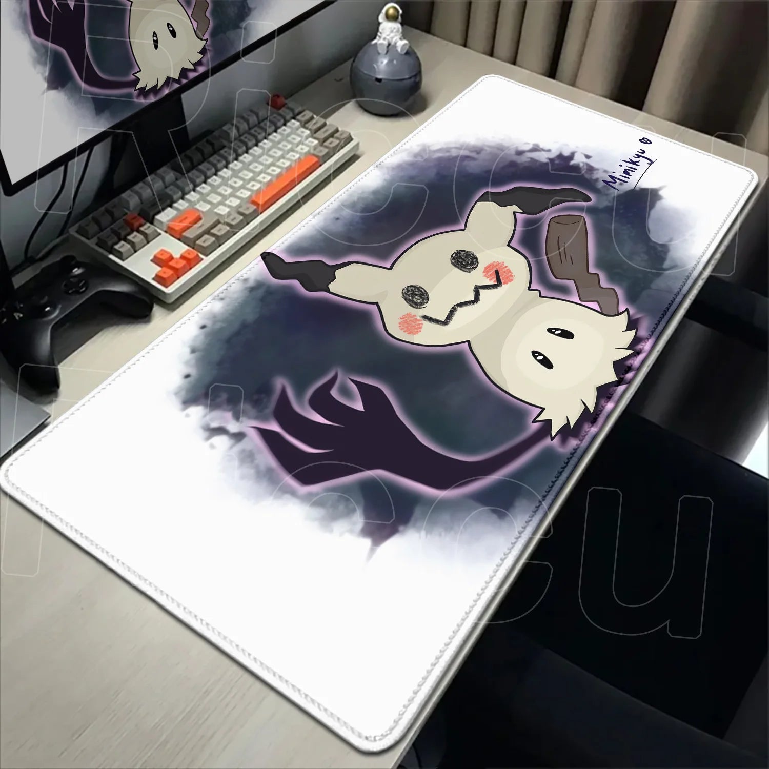 HD Rubber Non-slip Mouse Pads Gaming P-Pokemons Mimikyu Mousepad Mouse Pad Kawaii Large Gamer XXL Pc Keyboard Desk Mouse Mat Rug