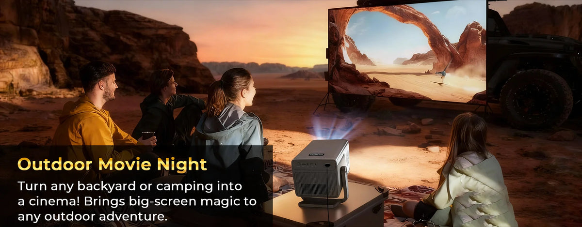 8K Decoding X7 AI Smart Projector with Android 14, UHD 1080P 1000 ANSI Built-in Apps, Auto Focus&Keystone, Home Outdoor Beamer