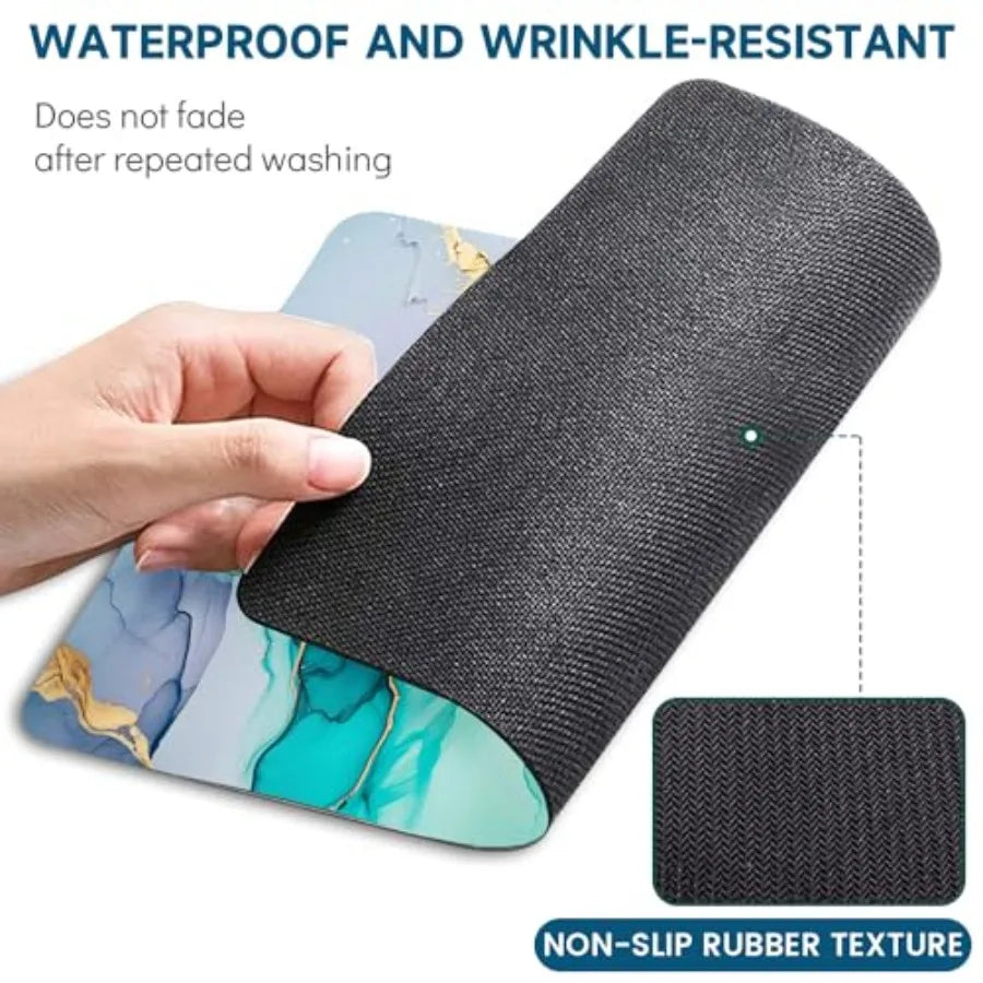 Mouse Pad, Mousepad Waterproof Gaming Pink Mouse Pad for Wireless Mouse, Computers Laptop Pad Non-Slip Rubber Base Mouse Mat Ho