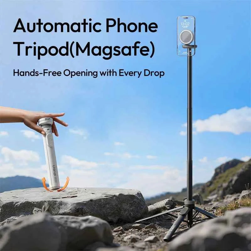 Ulanzi MT85 Automatic Phone Tripod Magsafe Dual-Side Magnet with 10m Wireless Control for Outdoor Travel Selfie Stick Livestream