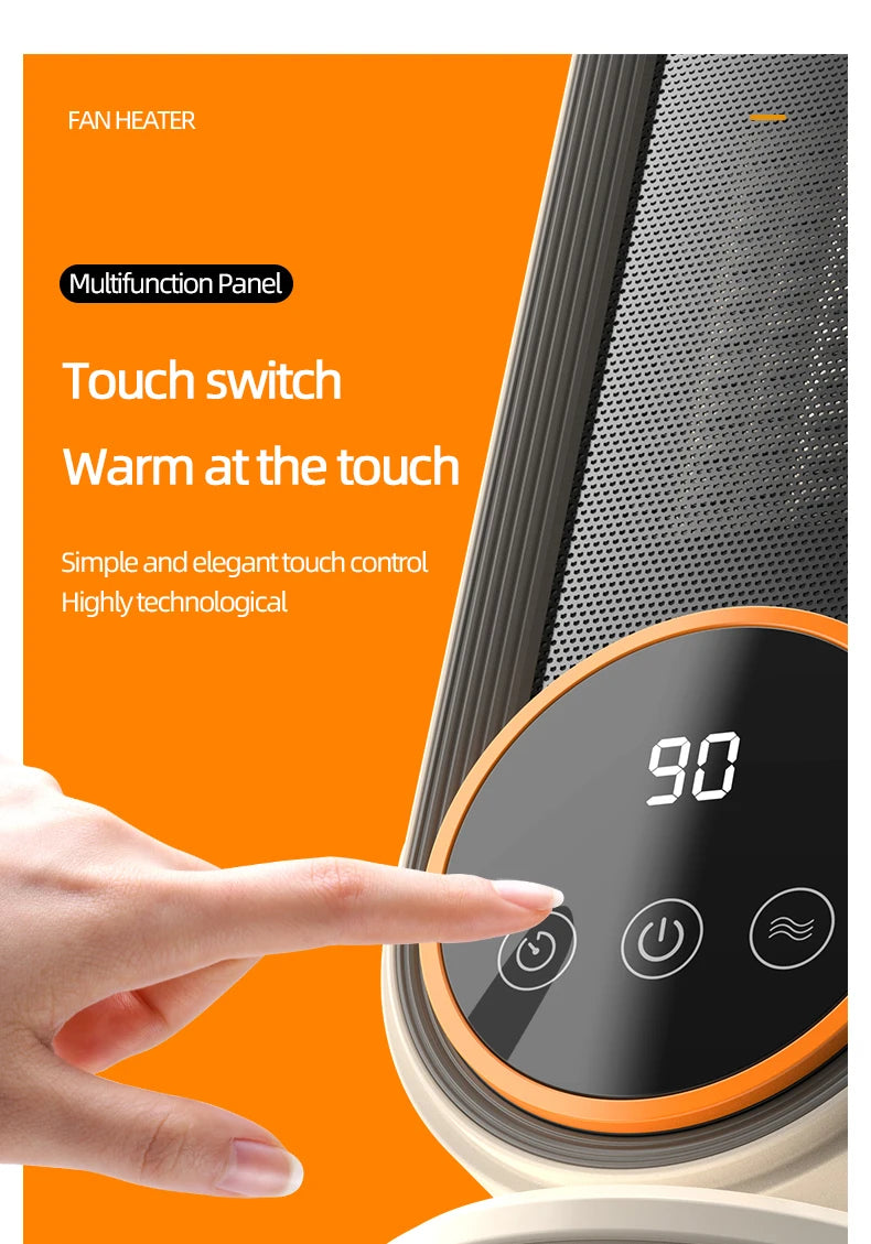 1200W Electric Heater Portable Fan Heaters 220V Room Heater Home Office Desktop Heaters Warmer Machine For Winter Warmer