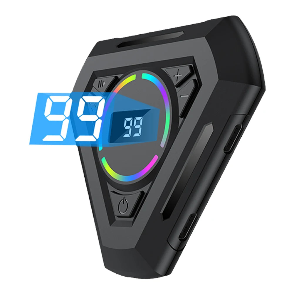 Automatic Clicker Tapper with Adjustable Speed – Silent Auto Click Device with Digital Display & RGB Light for Gaming, Shopping & Live Streaming