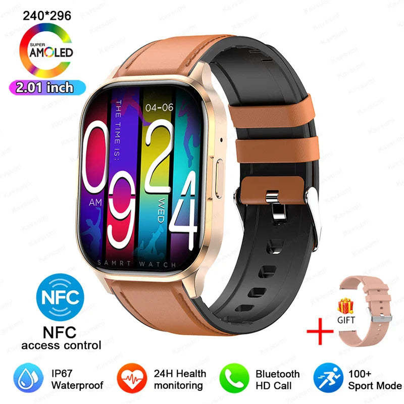 Ultra Thin Smart Watch Man Women Screen Always Display Time Sports Bracelet Bluetooth Call Fashion Smartwatch Health Custom dial