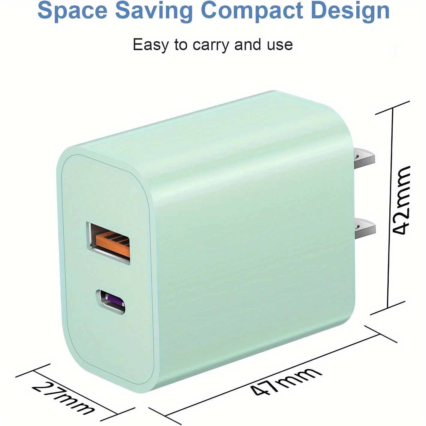 For iPhone16 Charger, 40W Dual Port Fast Charging Block With  6.6 FT USB C Cable For Phone 16/15/15 Pro/15 Pro Max/15 Plus, IPad