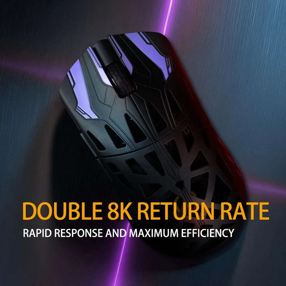 IROK HE6 Gaming Mouse Wireless Carbon fiber Lightweight Dual Mode USB Paw3950 Gamer E-Sports Accessories Pc Gaming Mouse Gift - WinSupport Tech