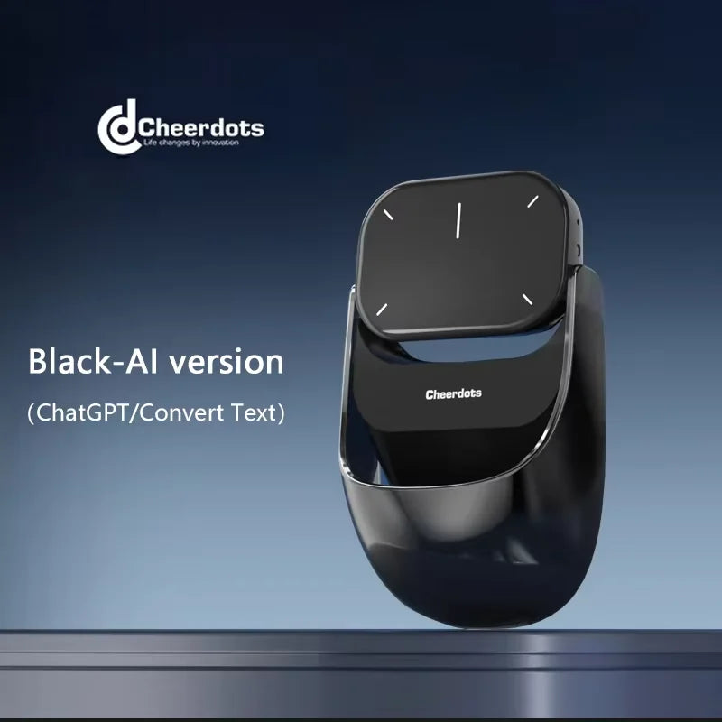 Cheerdots 2 Wireless Controll ChatGpt Detachable Air Mouse Wireless Touchpad All-in-one Pocket AI Recording Enabled Mouse Office
