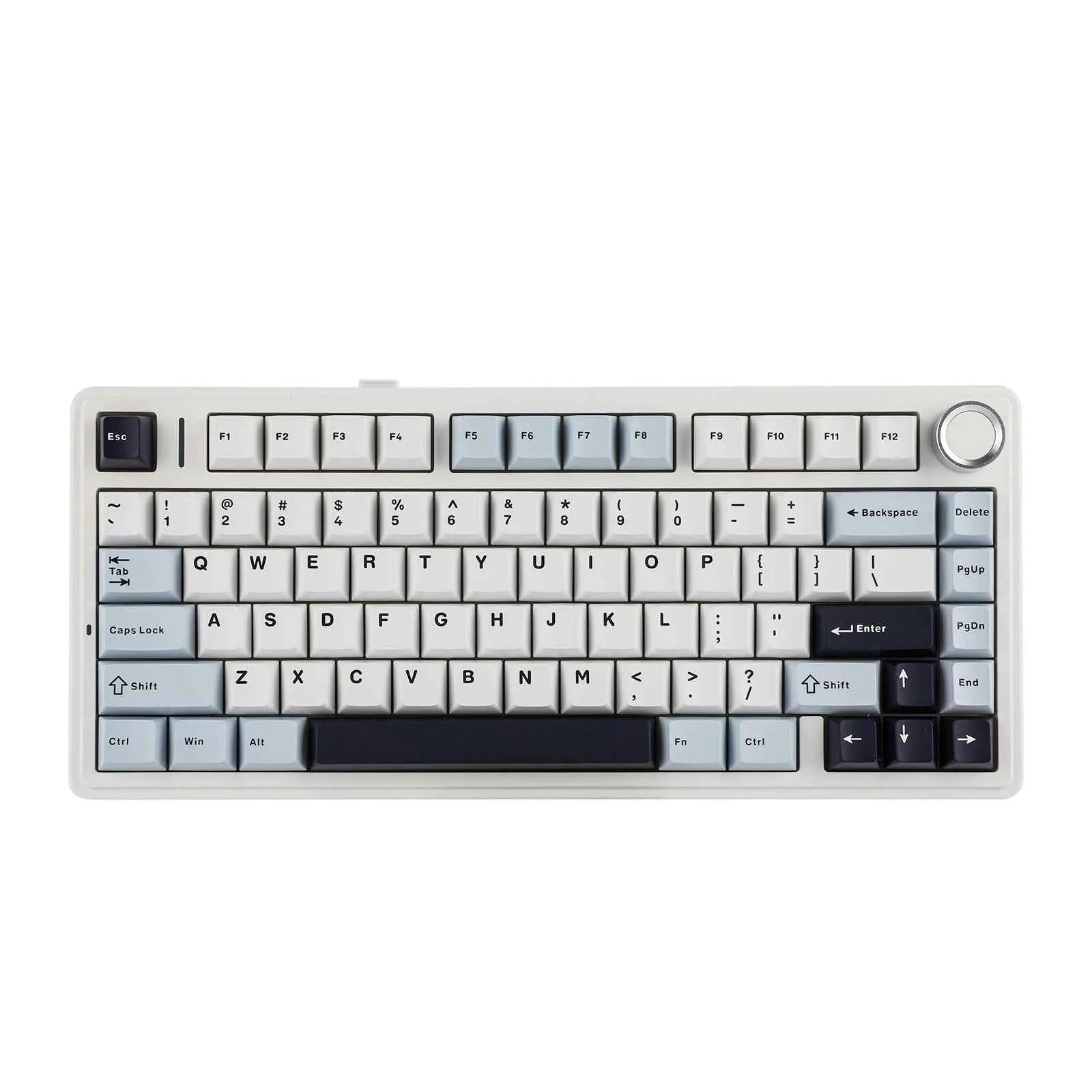EPOMAKER x AULA F75 75% ANSI Hot-Swap Gasket Wired/Bluetooth 5.0/2.4G Wireless Mechanical Keyboard PBT Keycaps for Mac/Win