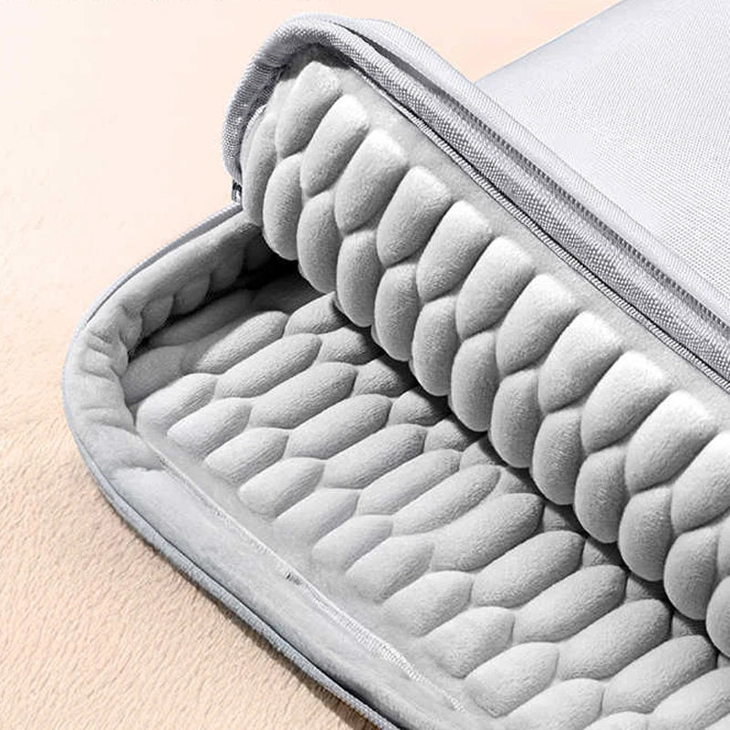 Dormin Shockproof Laptop Crossbody Bag – Protective Sleeve with Adjustable Strap & Handle for MacBook Air 13”, MateBook 14, Lenovo, Huawei