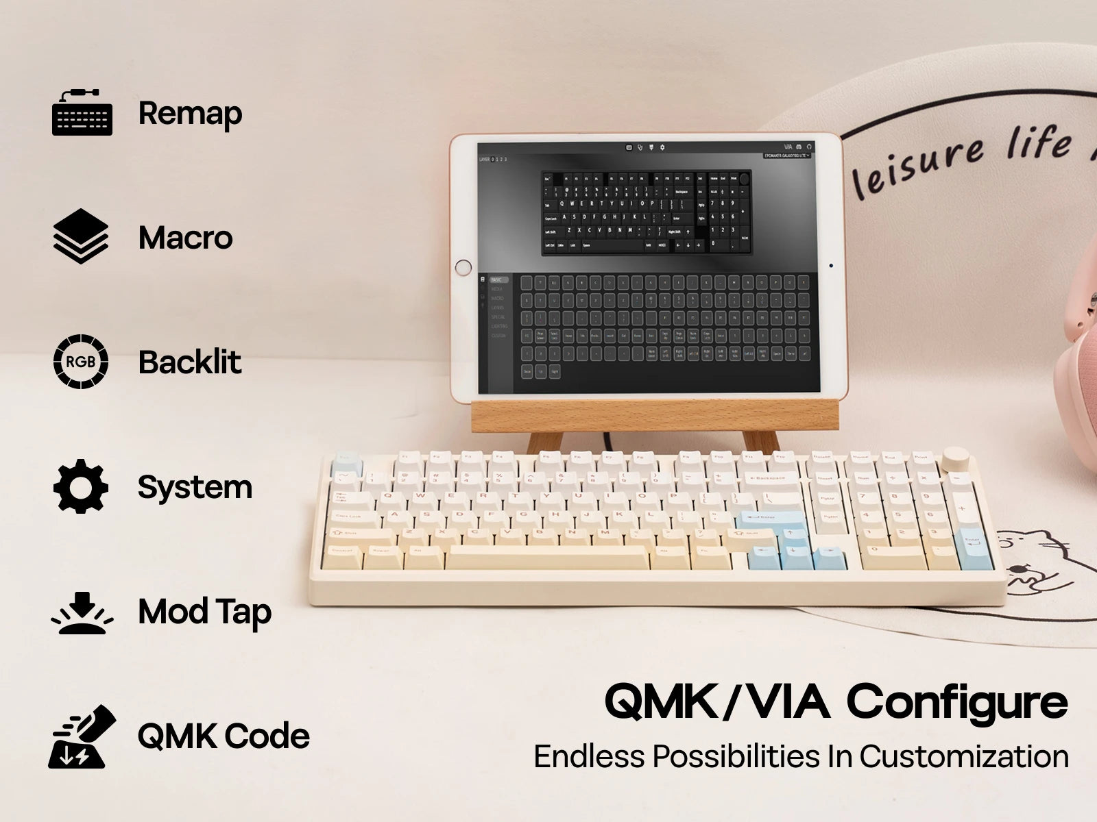 EPOMAKER Galaxy100 Lite QMK/VIA 96% ANSI US Layout Wired/2.4GHz/BT Wireless 1800 Aluminum Mechanical Keyboard 8000mAh Battery
