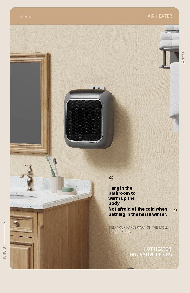 Portable Heater Electric Fan Heater Winter heater Small warm air blower For Home Bedroom Office Desktop Warmer Machine