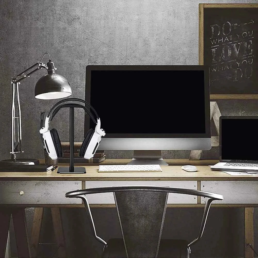 T-WOLF Universal Aluminum Headphone Stand – Desktop Headset Holder