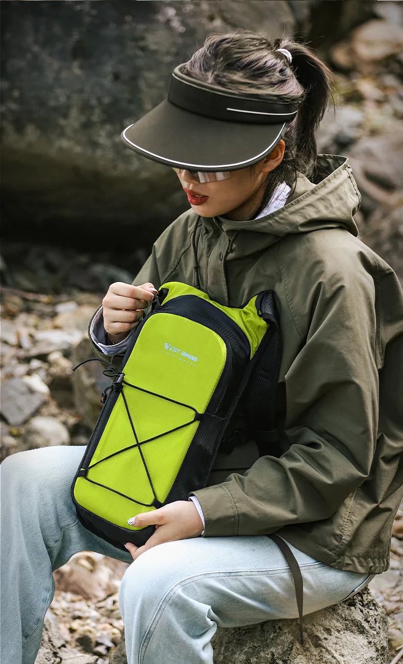 Cycling Backpack Hydration Bladder Compatible Lightweight Bicycle Sports Bag Outdoor Hiking Travel Portable
