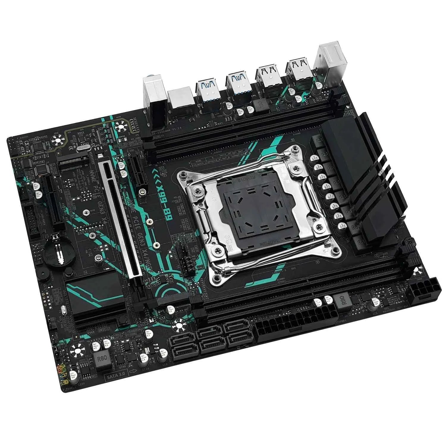 MACHINIST X99 B9 Motherboard set kit LGA2011-3 Xeon E5 2650 V4 CPU processor ECC DDR4 16GB 2400mhz RAM M.2 NVME SATA M-ATX