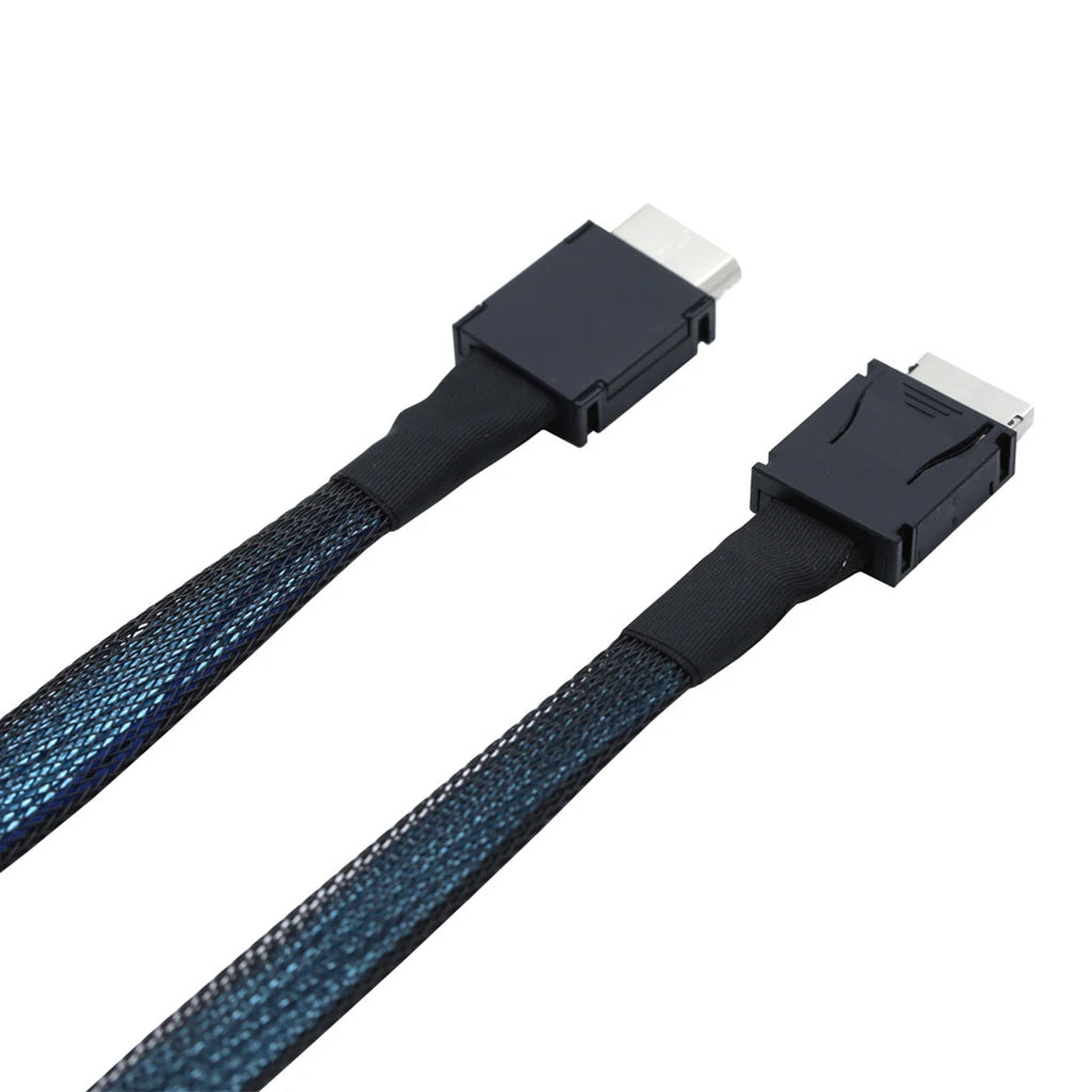 PCIE Oculink SFF 8611 4I To MINI SAS SFF-8611 4I Server Super Speed Cable Data Extension Cable, Male To Male Data Transfer Line - WinSupport Tech