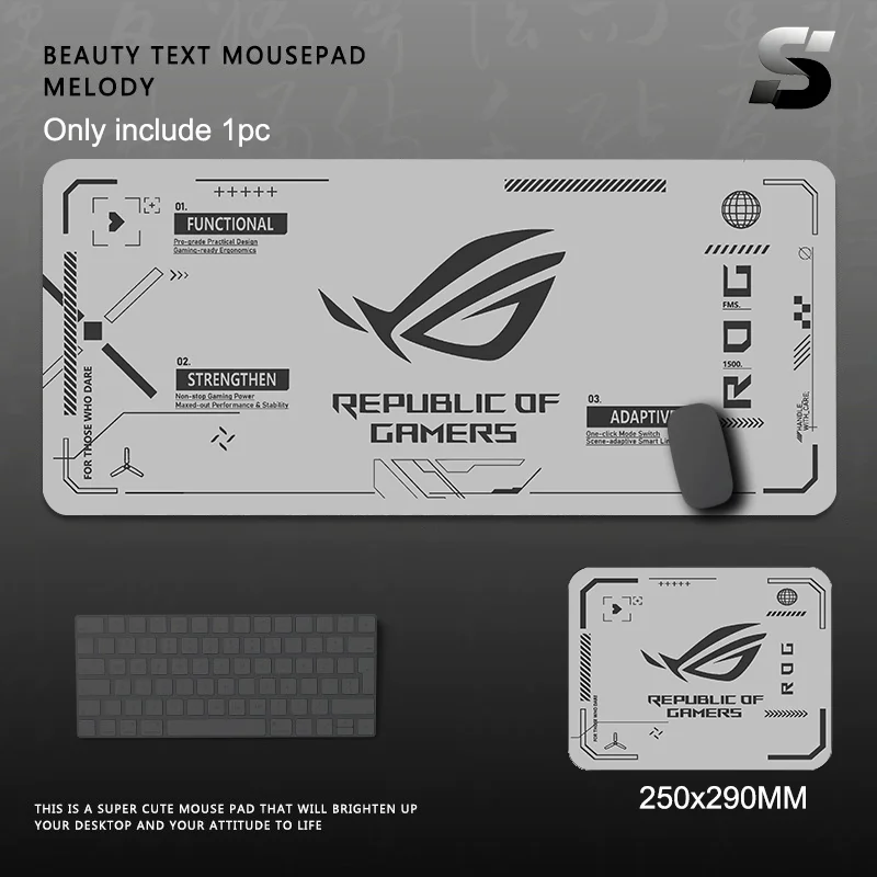 Gaming Mats Large Extended Pad for ASUS Rog Mouse Pad Gamer PC Computer Keyboard XXL Desk Mat Offices Interior Accessories Rug