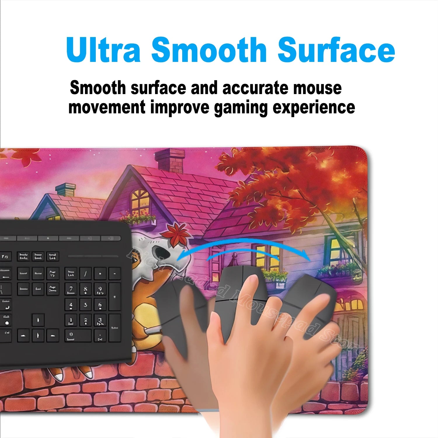 Kawaii Cubone Large Mouse Pad Gamer XXL Pc Keyboard Mouse Mat Tapis Souris Gaming HD P-Pokemons Rubber Mousepad Desk Accessories