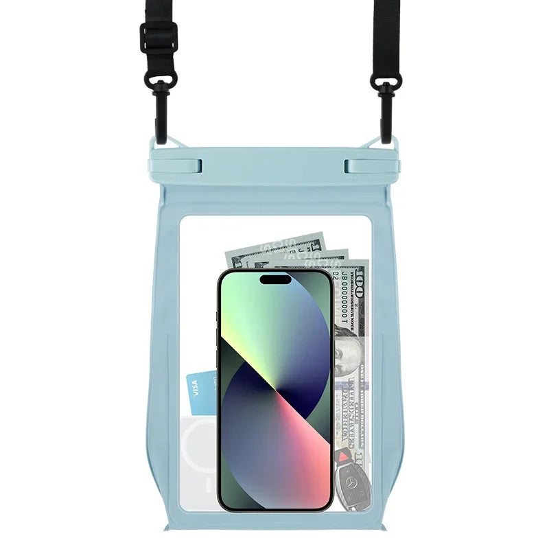 Waterproof Case for iPhone 16 15 14 Samsung S24 23 Ultra Pro Max Plus Large Capacity Swimming Underwater Diving Cover Pouch \';[