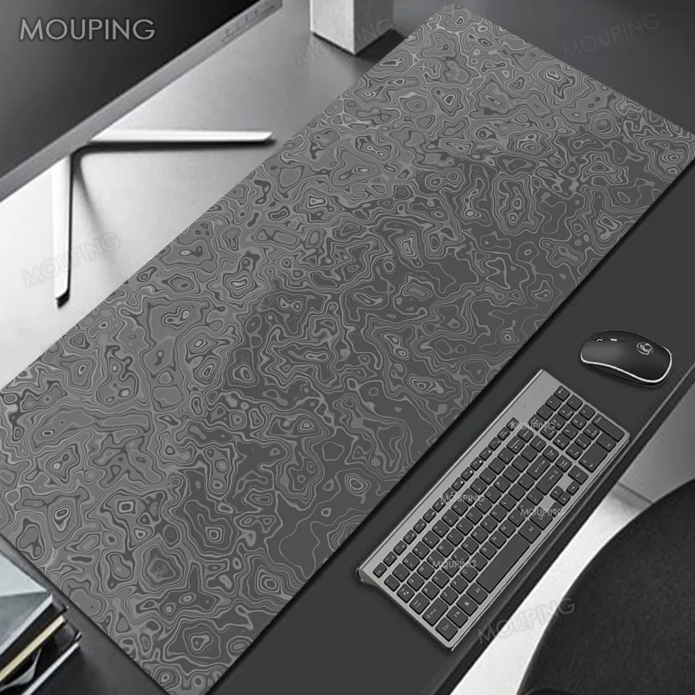 Black Deskmat Carpet Desk Accessories Laptop Gamer Mause Pad White Mouse Pad Large Mousepad 900x400 Office Tables mouse mats
