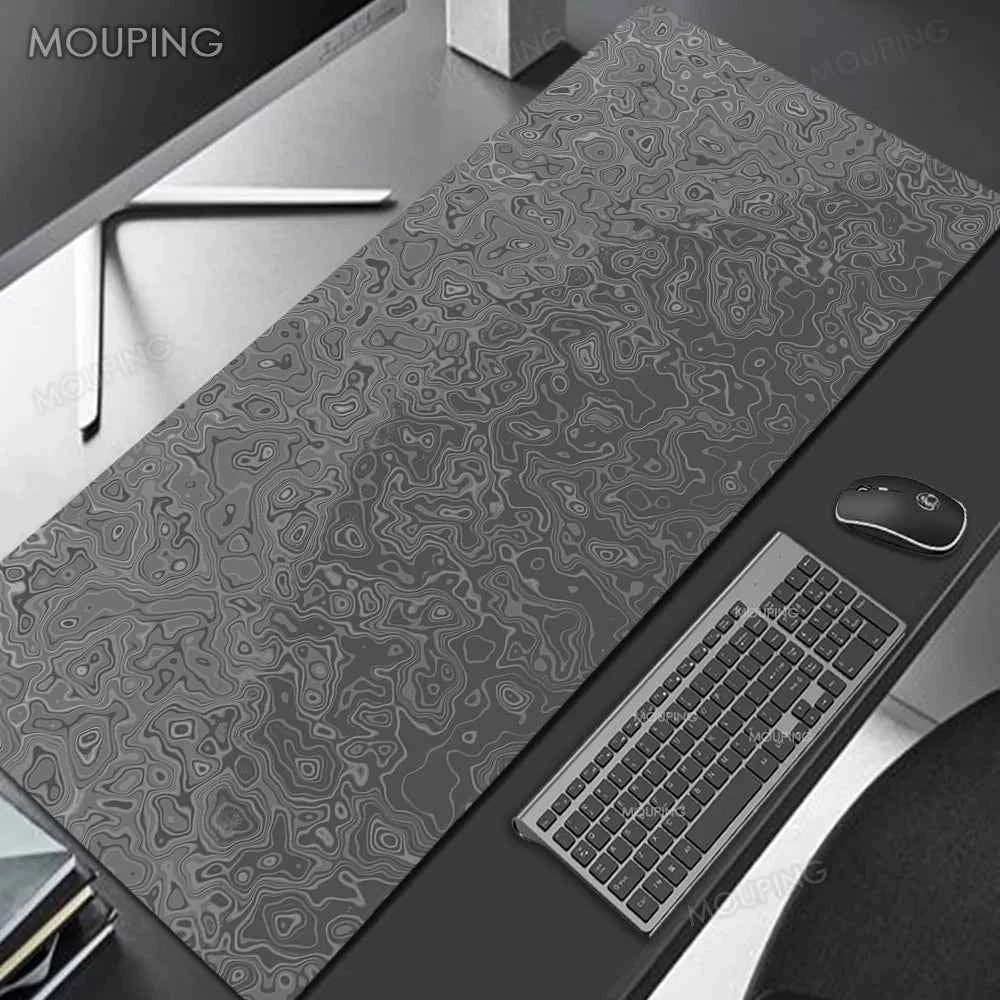 Black Deskmat Carpet Desk Accessories Laptop Gamer Mause Pad White Mouse Pad Large Mousepad 900x400 Office Tables mouse mats